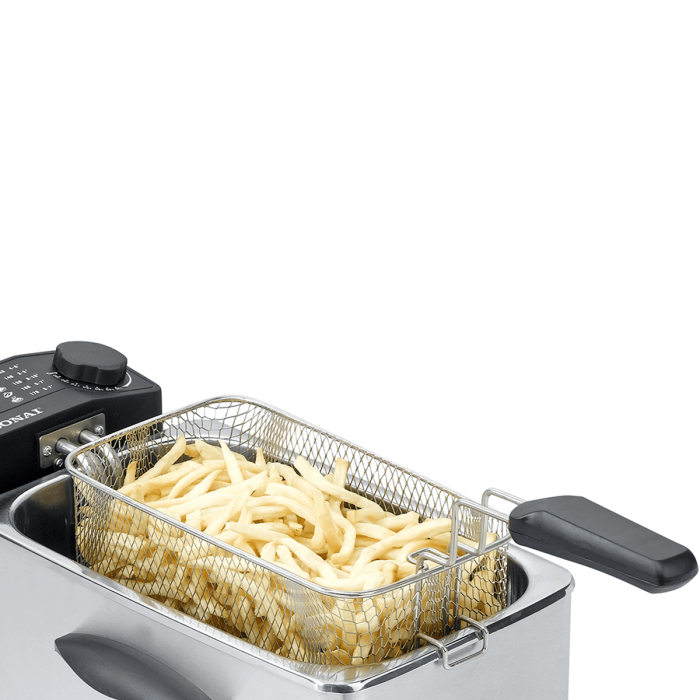 Sonai Deep Fryer - Stainless SH-811, 2000 Watt 4L adjustable thermostat - Image 3