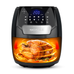 Sonai  Digital Air Fryer - Cook Master - SH-311 ,  Black Color,1500 Watt , 4L , 12 Preset Menus - Image 3
