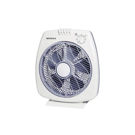 Sonai Box 12˝ Fan MAR-3012, 40 Watt, 3 Speeds, Rotating Grill, Timer Up To 120 Min