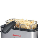Sonai Deep Fryer - Stainless SH-911 ,1200 Watt 1.2L adjustable thermostat - Image 2