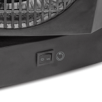 ⁦دفاية مروحة -كومفي بلو,1000/2000 وات, 3 مستويات حرارة,خاصية الدوران,اسود MAR-910⁩ - الصورة ⁦3⁩