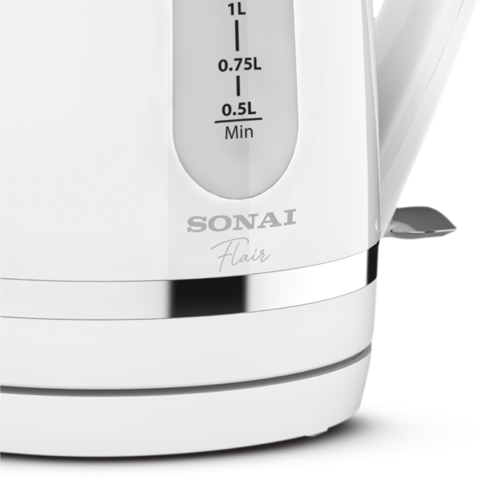 Sonai kettle Plastic SH -2021, White Color 2200 Watt , 1.7 L - Image 3