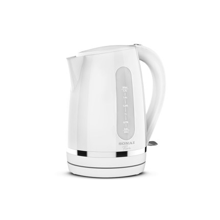 Sonai kettle Plastic SH -2021, White Color 2200 Watt , 1.7 L