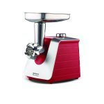 Sonai Meat Mincer SH-4000, Red color 1000 Watt , With 3 Discs for Mincing.