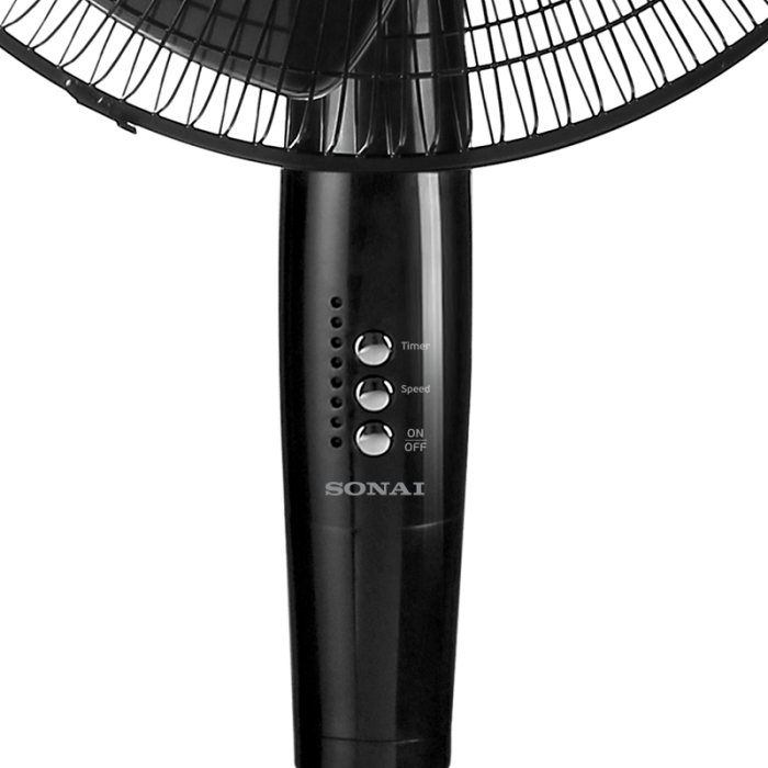 Sonai Stand Fan 16 " Fan With Remote 60 Watt, 3 Speed Settings  - MAR-1640 - Image 3