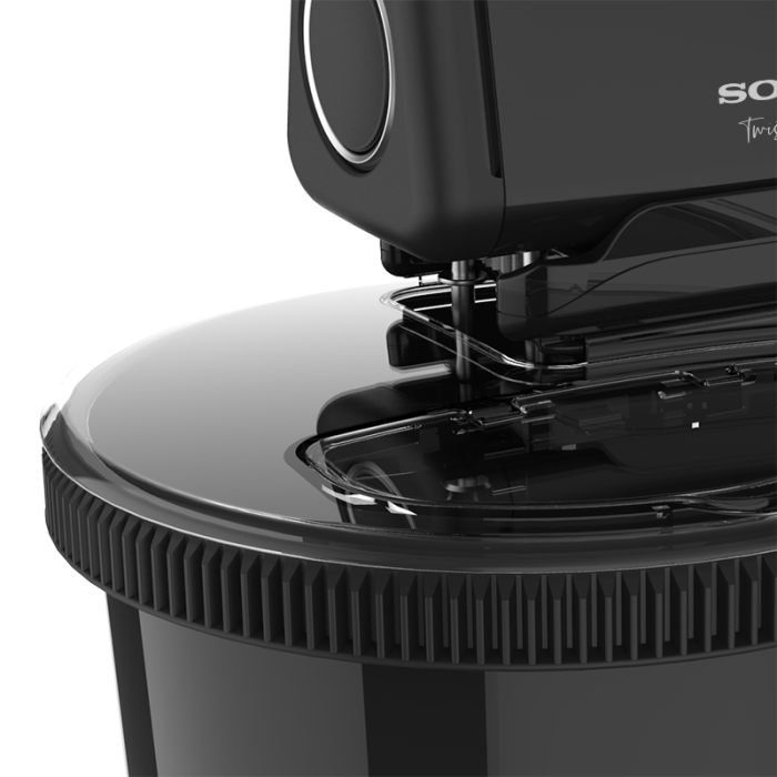 ⁦مضرب عجان سوناي , تويستر بلس , 350 وات , 3.4 لتر, 5 سرعات , اسود SH-M810⁩ - الصورة ⁦2⁩