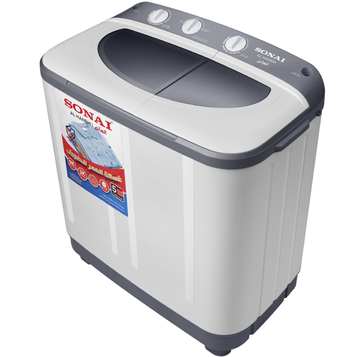Sonai Washing Machine , AL HANEM , Half Automatic WM ,  9 KG , Wash &Spin Timer, MAR-14000 - Image 4