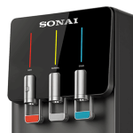 ⁦مبرد مياة سوناي , 3 حنفية , سعة 17.7 لتر , اسود MAR-2295E⁩ - الصورة ⁦6⁩