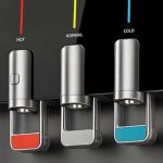 ⁦مبرد مياة سوناي , 3 حنفية , سعة 17.7 لتر , اسود MAR-2295E⁩ - الصورة ⁦3⁩