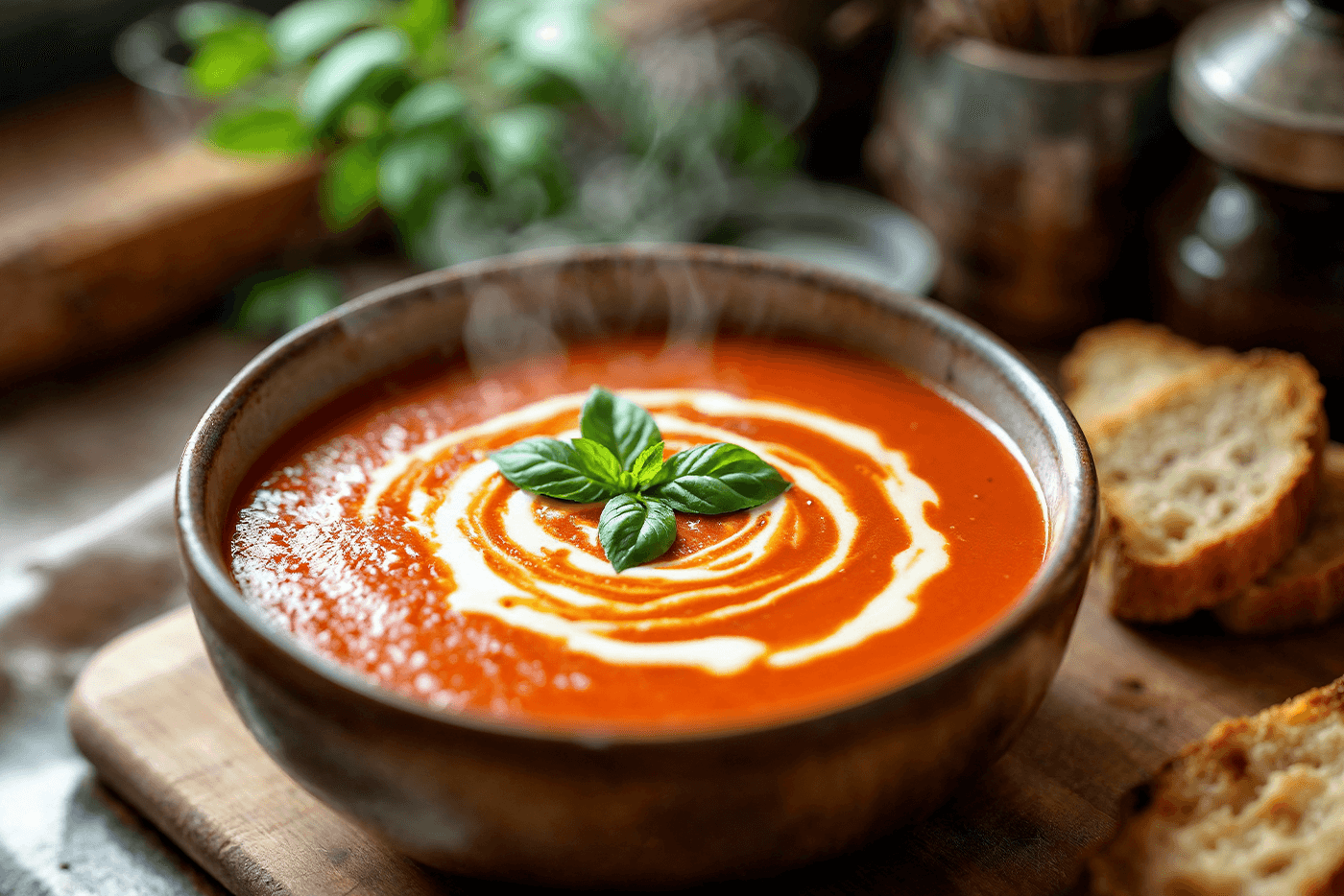 Tomato Basil Soup using Play Blender by Sonai MAR-2300